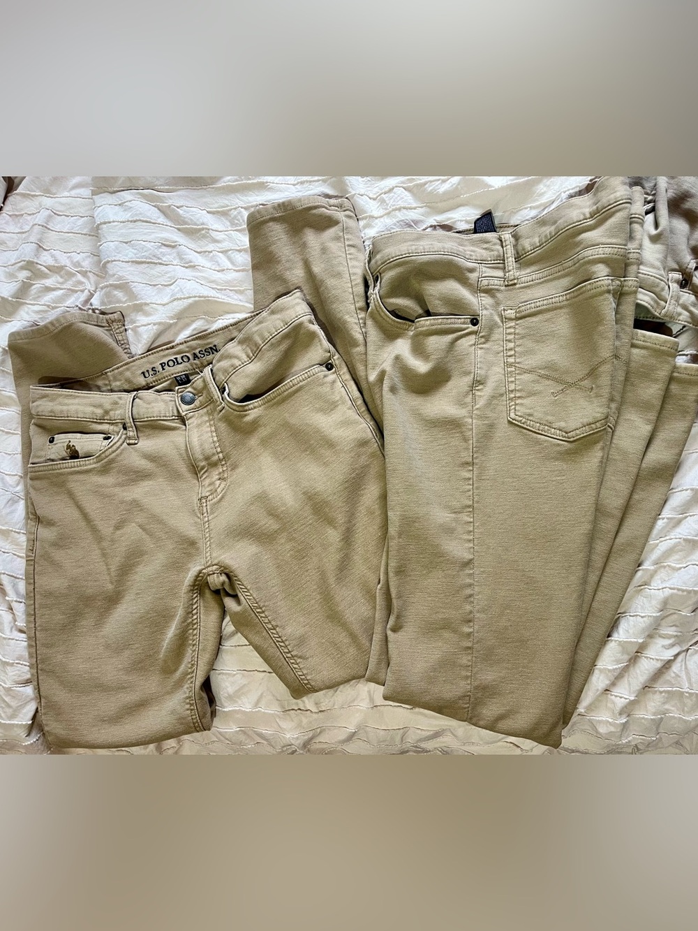 U.S. Polo Assn. Men's Khaki Chinos - Light Tan 30/32